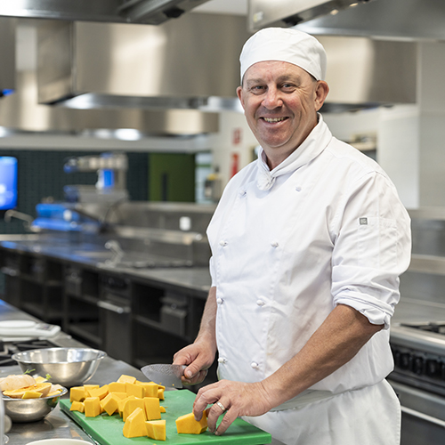 Bendigo TAFE cookery student Campbell McNair